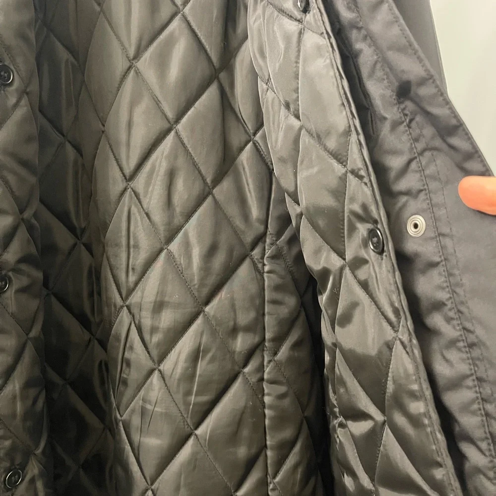 Eddie Bauer Black Trench Coat - Picture 5 of 11